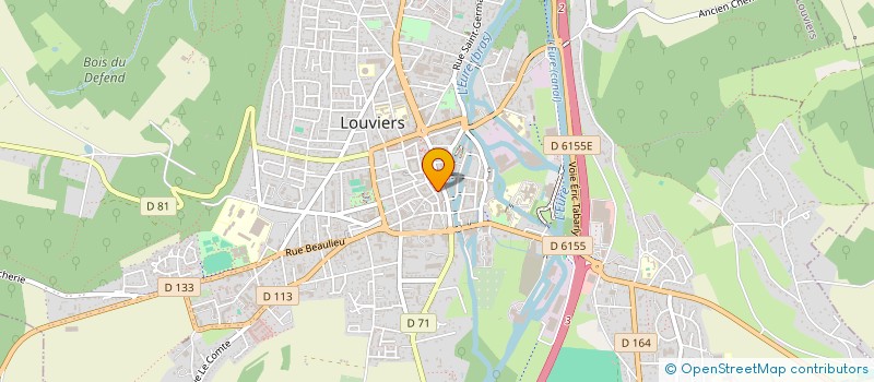 localisation de l'entreprise L'INSTANT DECO à LOUVIERS