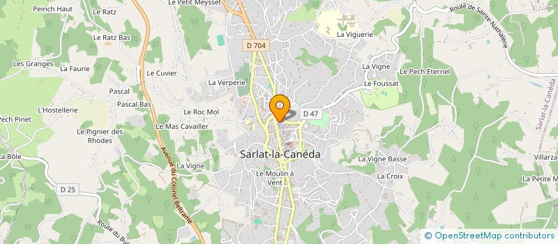 localisation de l'entreprise L'INSTANT DELICE à SARLAT-LA-CANEDA
