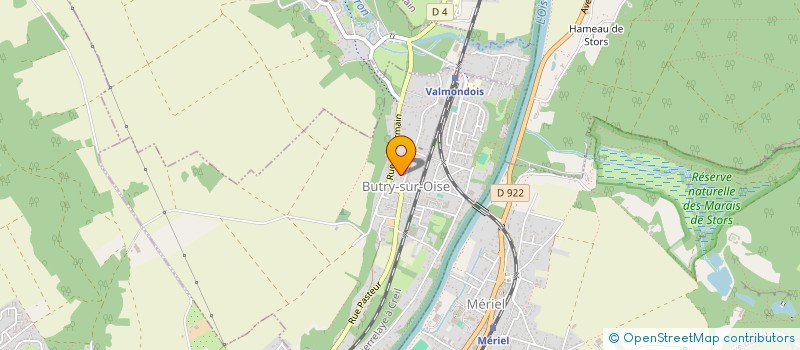 localisation de l'entreprise L'INSTANT DIGITAL  BUTRY-SUR-OISE