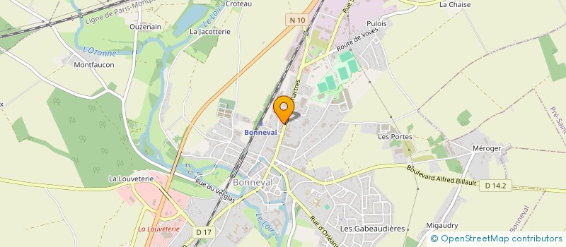localisation de l'entreprise L'INSTANT DOR à BONNEVAL