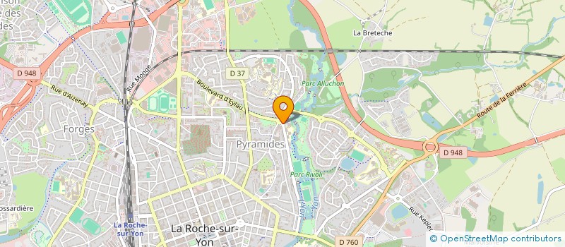 localisation de l'entreprise L'INSTANT DOUCEUR à LA ROCHE-SUR-YON