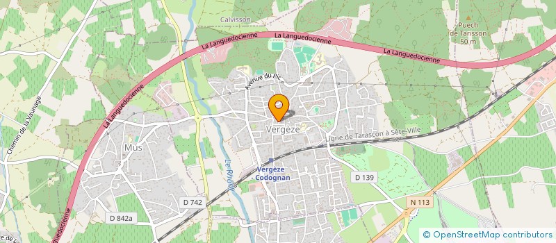 localisation de l'entreprise L INSTANT DOUCEUR CHEZ MELODIE à VERGEZE