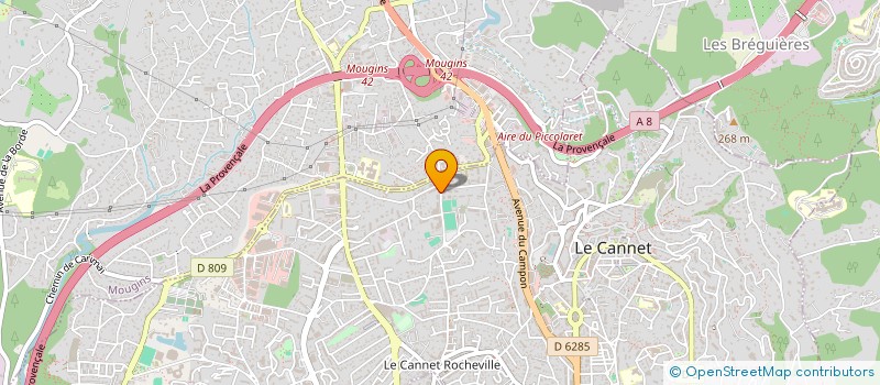 localisation de l'entreprise L'INSTANT DU CHEVEU à LE CANNET