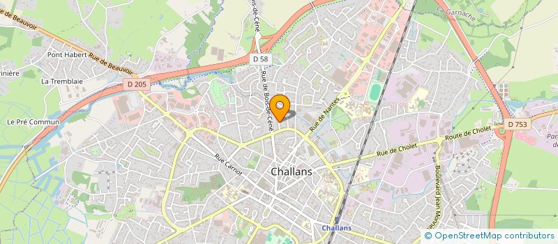 localisation de l'entreprise L'INSTANT EPHEMERE à CHALLANS