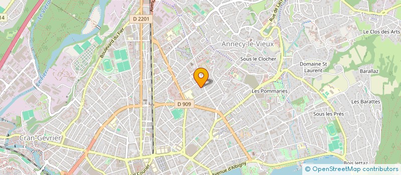 localisation de l'entreprise L'INSTANT EPHEMERE à ANNECY