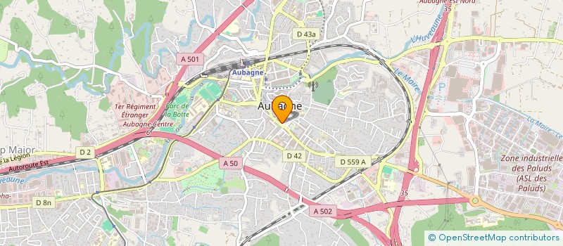 localisation de l'entreprise L'INSTANT EVASION  AUBAGNE