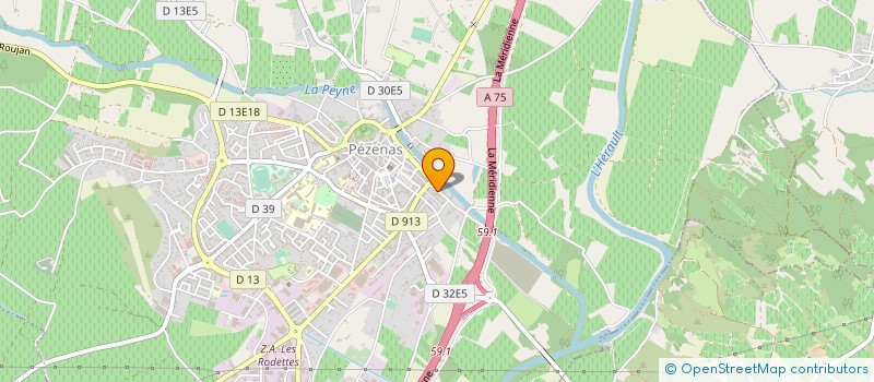 localisation de l'entreprise L'INSTANT FIT  PEZENAS