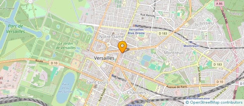 localisation de l'entreprise L INSTANT FRAICHEUR à VERSAILLES