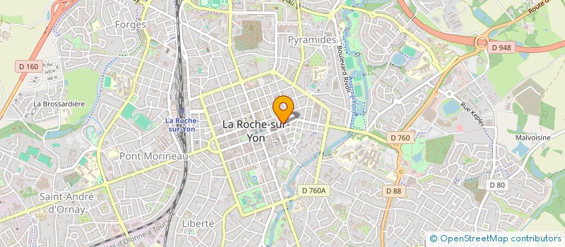 localisation de l'entreprise L'INSTANT FRANCAIS à LA ROCHE-SUR-YON