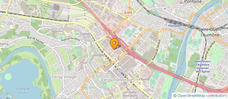 localisation de l'entreprise L'INSTANT GOURMAND  CERGY