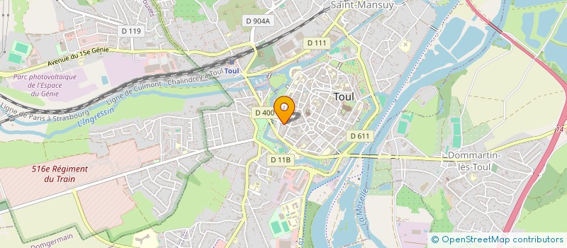 localisation de l'entreprise L'INSTANT GOURMAND à TOUL