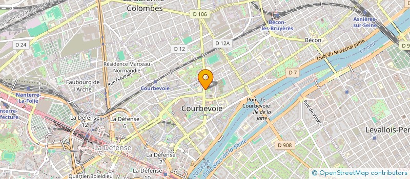 localisation de l'entreprise L'INSTANT GOURMAND à COURBEVOIE