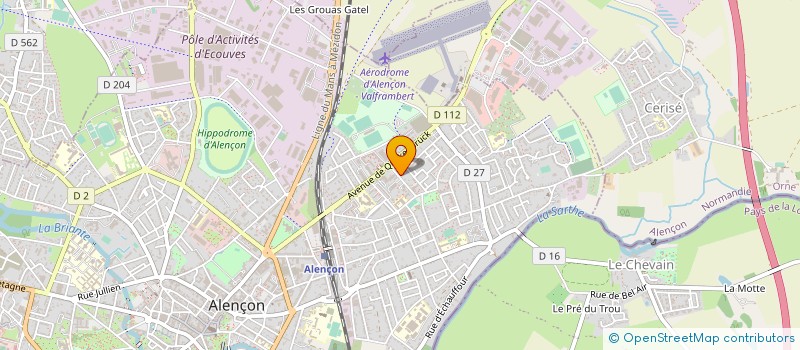 localisation de l'entreprise L'INSTANT GOURMAND à ALENCON