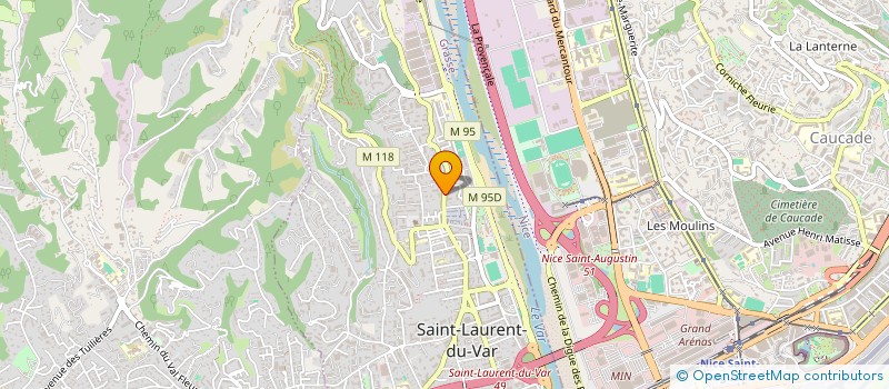 localisation de l'entreprise L'INSTANT GOURMAND à SAINT-LAURENT-DU-VAR