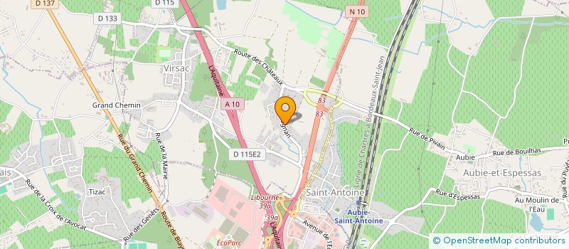 localisation de l'entreprise L'INSTANT IMMO  VIRSAC