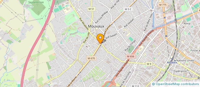 localisation de l'entreprise L'INSTANT IMMOBILIER à MOUVAUX