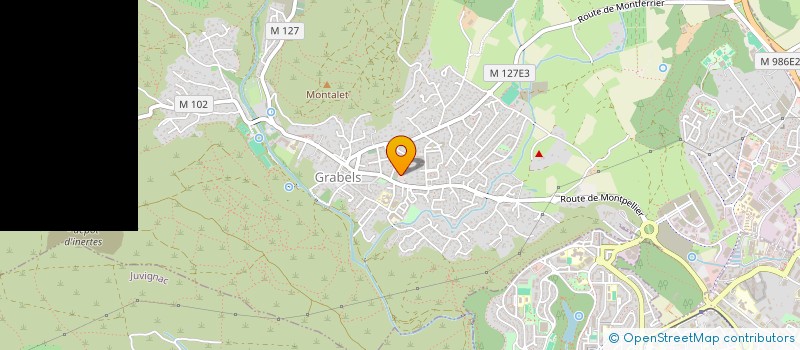 localisation de l'entreprise L'INSTANT JAZZ A GRABELS  GRABELS