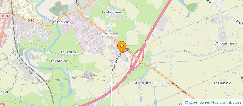 localisation de l'entreprise L'INSTANT'K  MOUILLERON-LE-CAPTIF