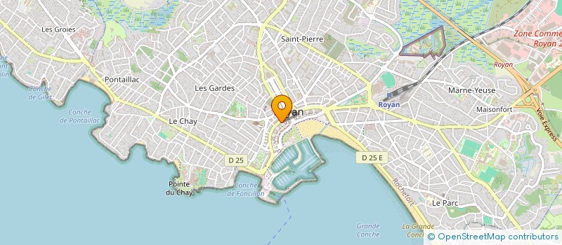 localisation de l'entreprise L'INSTANT KFE  ROYAN