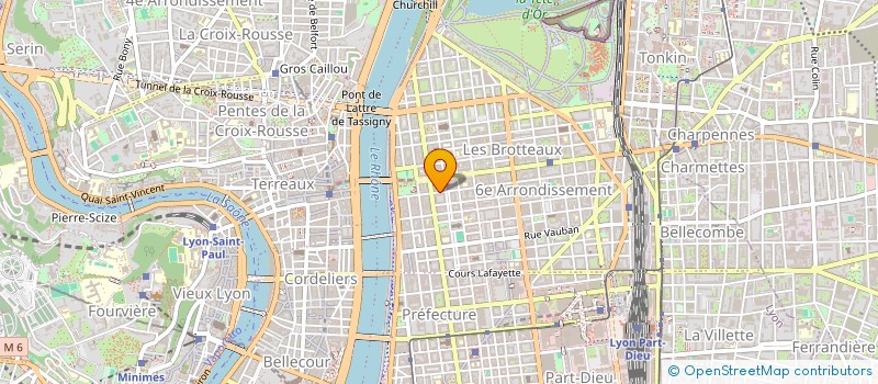 localisation de l'entreprise L'INSTANT LYON 6EME  LYON