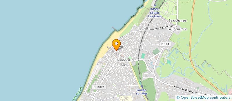 localisation de l'entreprise L INSTANT M à SOULAC-SUR-MER