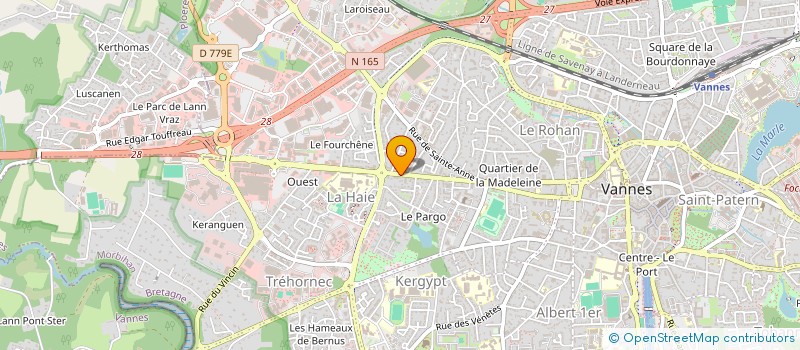 localisation de l'entreprise L'INSTANT M à VANNES