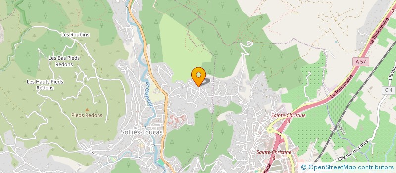 localisation de l'entreprise L'INSTANT M  SOLLIES-TOUCAS