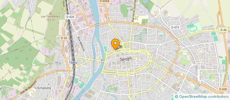 localisation de l'entreprise L'INSTANT MARC à SENS