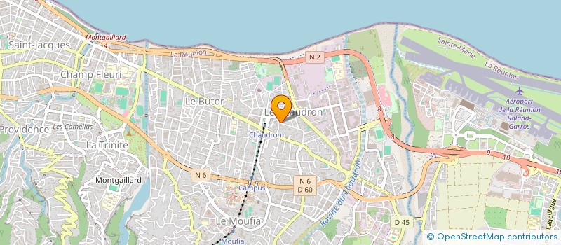 localisation de l'entreprise L'INSTANT PIZZA  SAINT-DENIS