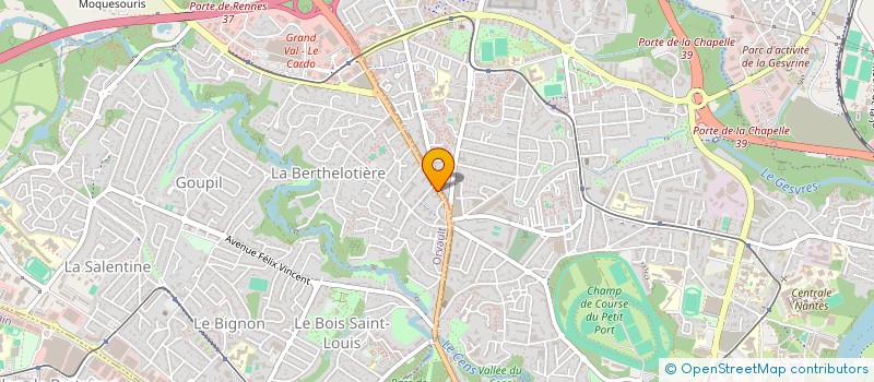 localisation de l'entreprise L'INSTANT PIZZA à ORVAULT