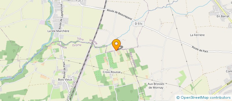 localisation de l'entreprise L'INSTANT POUR ELLE  SAINT-SORLIN-EN-VALLOIRE