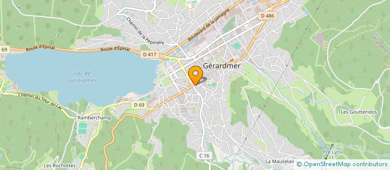 localisation de l'entreprise L'INSTANT PRECIEUX à GERARDMER