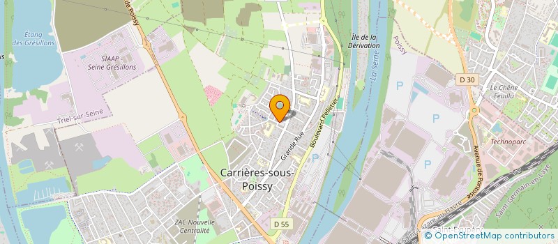 localisation de l'entreprise L'INSTANT SAVEURS  CARRIERES-SOUS-POISSY