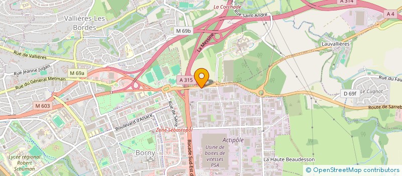 localisation de l'entreprise L'INSTANT SPORT  METZ