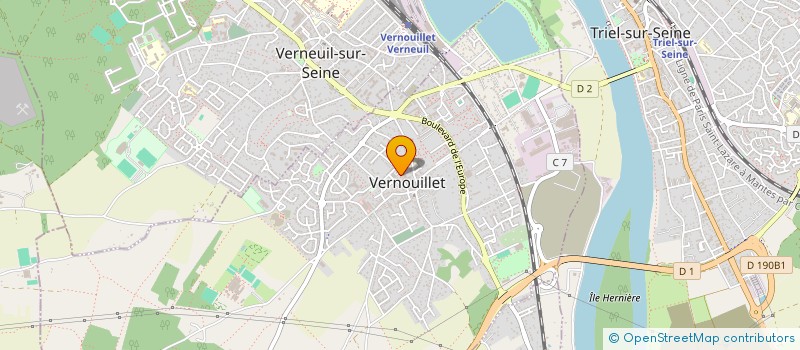 localisation de l'entreprise L'INSTANT SUSHI à VERNOUILLET