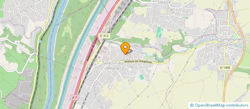 localisation de l'entreprise L'INSTANT SUSHI  SEREZIN-DU-RHONE