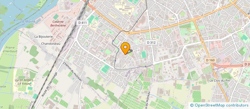localisation de l'entreprise L INSTANT T à ANGERS