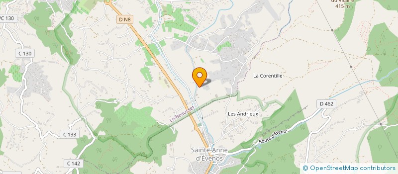 localisation de l'entreprise L INSTANT T à EVENOS