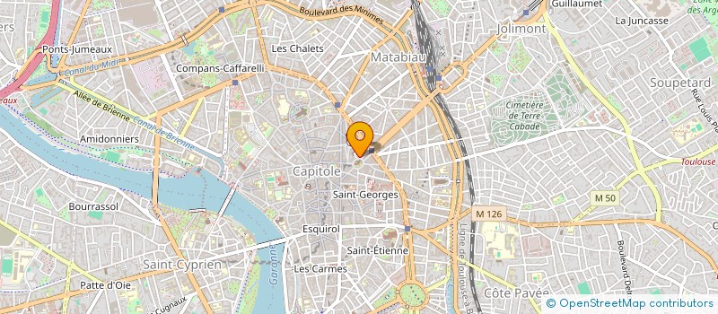 localisation de l'entreprise L'INSTANT T à TOULOUSE