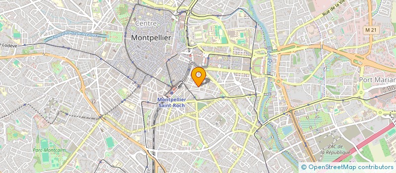 localisation de l'entreprise L'INSTANT T à MONTPELLIER