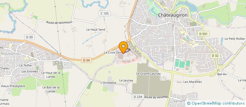 localisation de l'entreprise L'INSTANT THE CHATEAUGIRON à CHATEAUGIRON