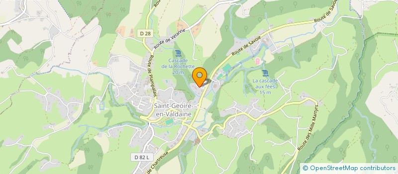 localisation de l'entreprise L'INSTANT TRAITEUR MARTIN  SAINT-GEOIRE-EN-VALDAINE