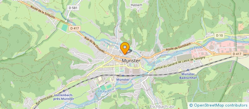localisation de l'entreprise L'INSTANT ZEN à MUNSTER