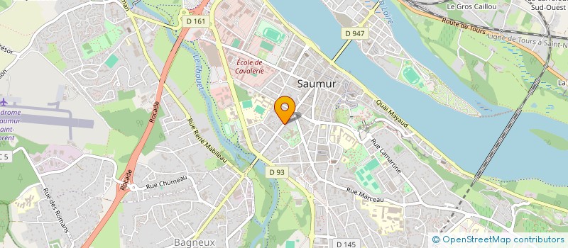 localisation de l'entreprise L'INSTINCT  SAUMUR