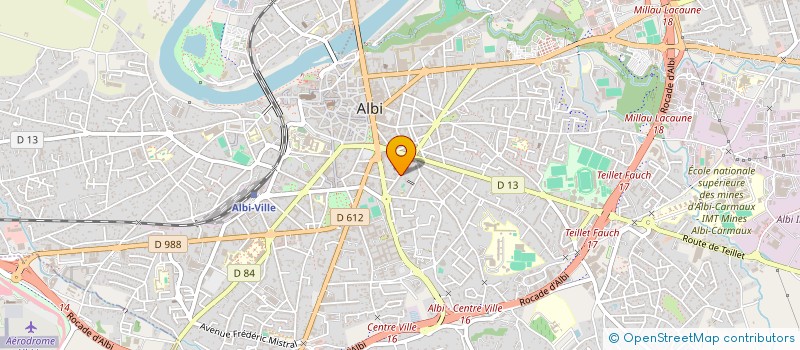 localisation de l'entreprise L INSTINCT FEMININ à ALBI