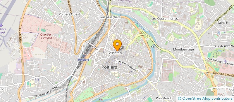 localisation de l'entreprise L'INSTITUT 2I à POITIERS