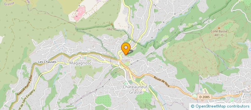 localisation de l'entreprise L'INSTITUT à CHATEAUNEUF-GRASSE