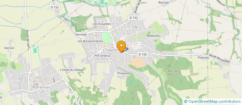 localisation de l'entreprise L INSTITUT à CHAPONNAY