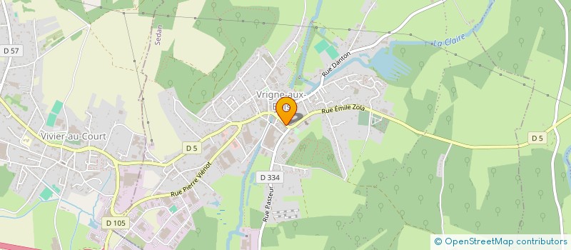 localisation de l'entreprise L INSTITUT à VRIGNE AUX BOIS