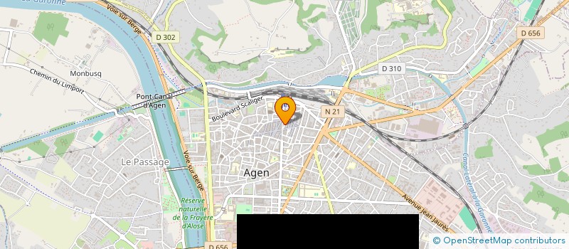 localisation de l'entreprise L'INSTITUT à AGEN